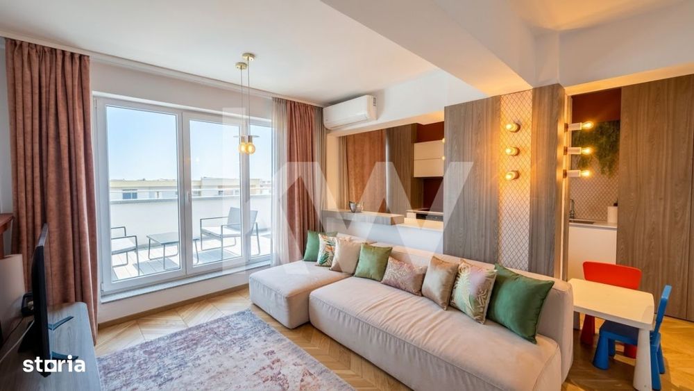 Penthouse pe doua niveluri | 119 mp utili + terasa 35 mp | Maurer Resi