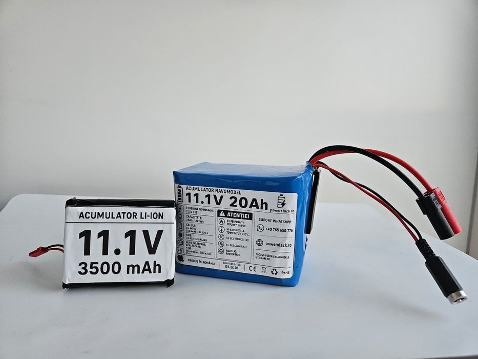 Acumulatori Li-Ion Barcute si  Navomodele de plantat 3S 4S  capacitate mare celule noi