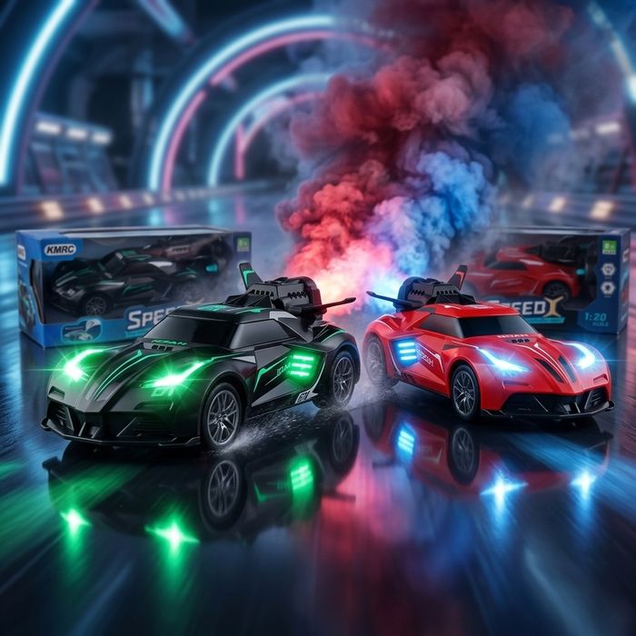 Кола с Дистанционно и Турбо Пара Speed RC 1:20, LED Светлини