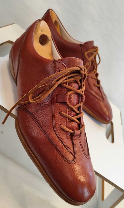 Pantofi casual 45.5 46 luvrati manual Bruno Magli de lux piele natural