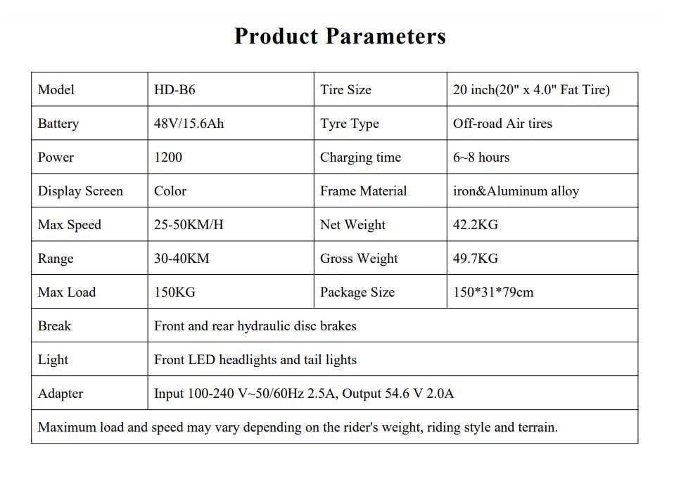 Електрически велосипед/колело HIDOES B6 1200W 15.6AH