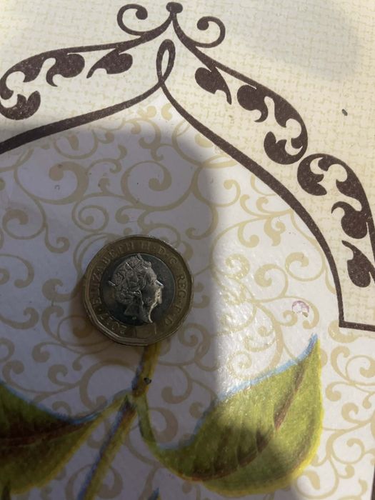 Moneda cu regina Elisabeta din anul 2017 în stare foarte bună și care