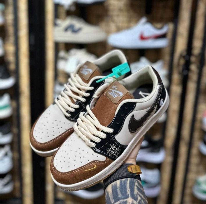 Nike Air Jordan 1 Low WMNS Brown/Cream
