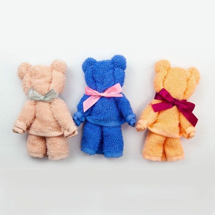 Боньоньерки из полотенец