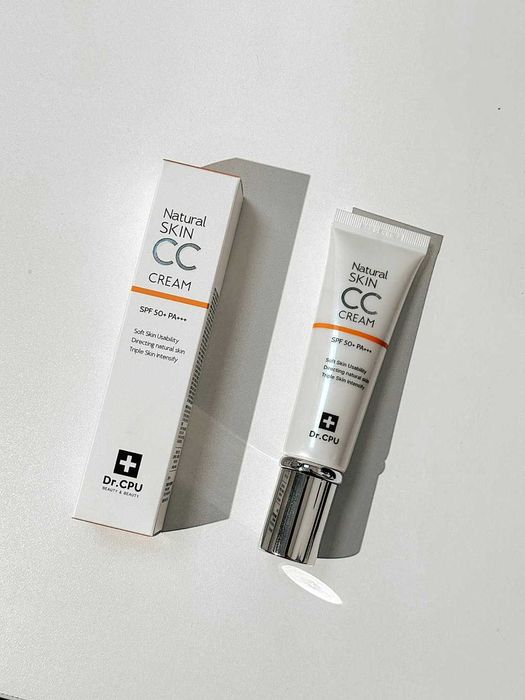 Dr. CPU & Djolis Natural Skin CC Cream SPF 50 + tonalka krem , Korea