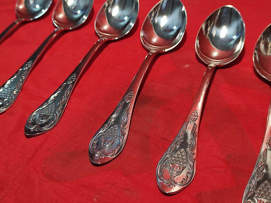 Сребърни супени лъжици на СССР 875 проба. Сребро 416гр.