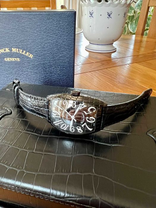 Часовник Frank Muller Black Croco - оригинален!