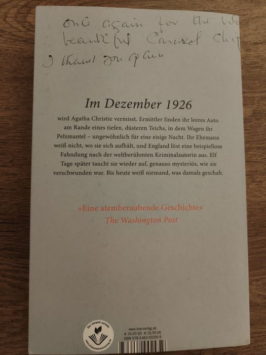 Книга- Mrs Agatha Christie (немски)