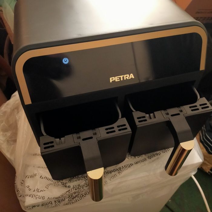 Двузонов фритюрник с горещ въздух