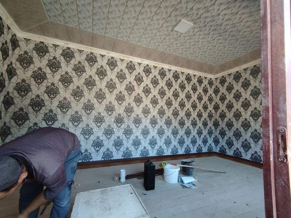 Йевро ремонт абой отаченто натажной кафел гиписакардон декор пласт