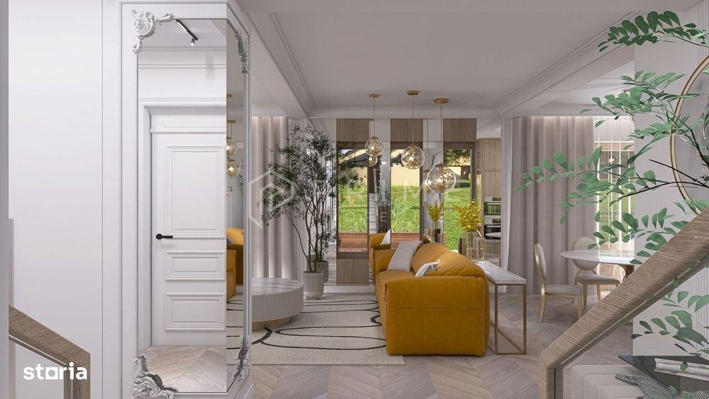 Casă nouă cu arhitectură mediteraneană | Semifinisată | 150 mp utili