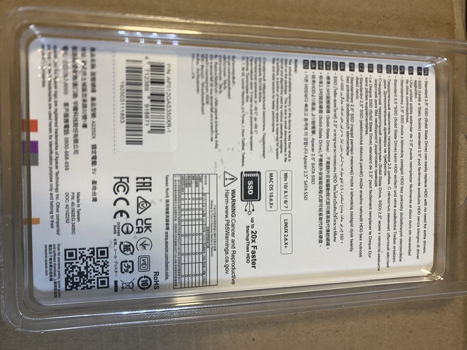 Диски SSD 512 Гб SATA