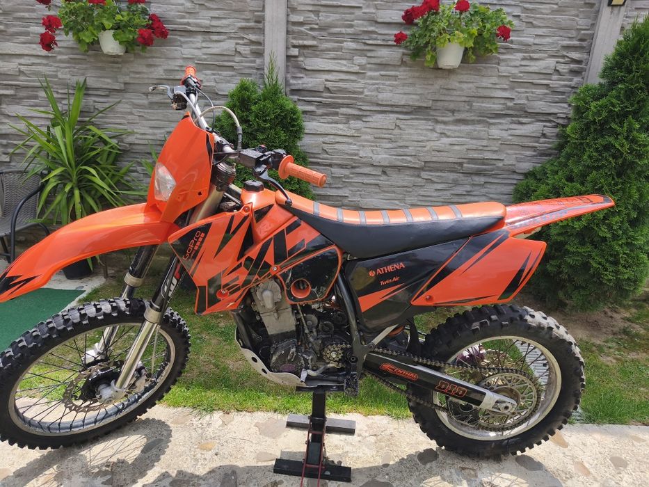 Motocross KTM exc400cc 4t pornire buton