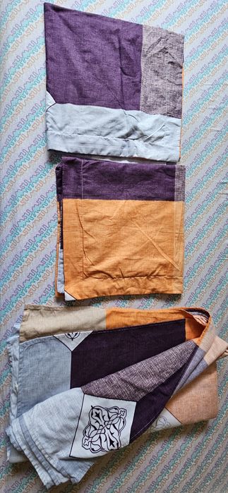 Cearceaf dublu +2 fete perina