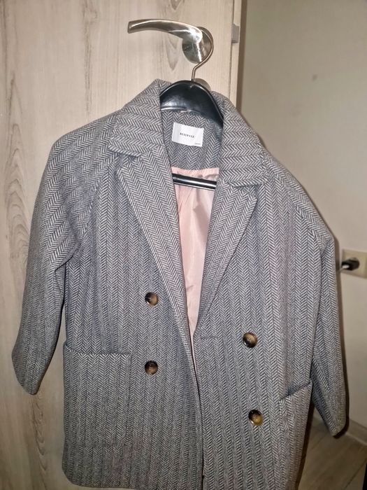 Детско сиво палто