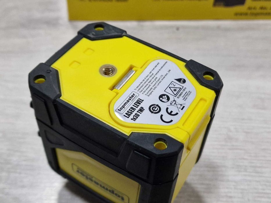 Лазерен нивелир Topmaster 1x3D TMP / 40м, зелен лъч