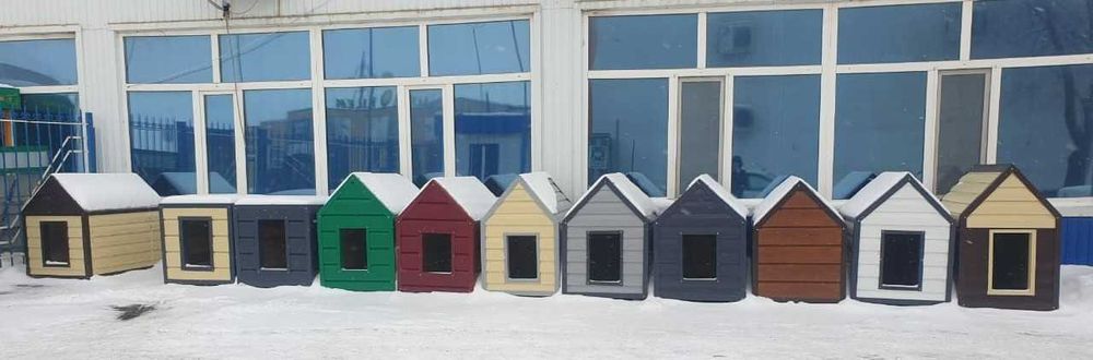 Уральск. Будка / конура для собаки из профлиста утепленная