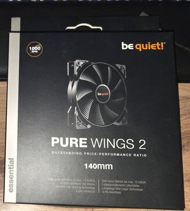 Вентилятор для корпуса Be Quiet Pure Wings 2, 140mm