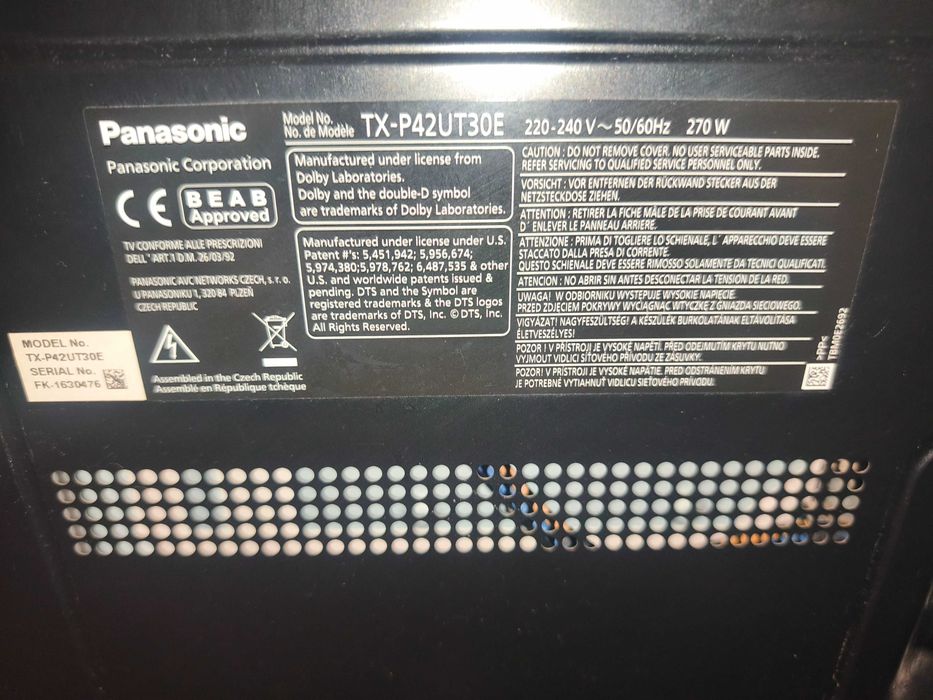 Телевизор Рanasonic 42"