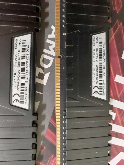 16GB DDR4 3600Mhz CL18 - Corsair Vengеance LPX