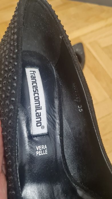 Pantofi cu toc piele naturala 35