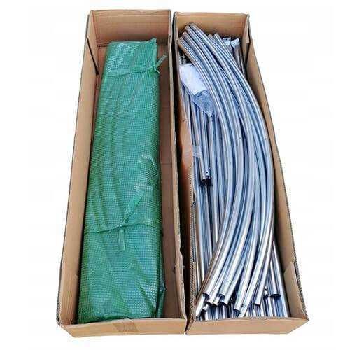 Solar de grădină 6x4x2.5m, polietilenă 240 g/m2 UV, țeavă 32 * 1.2mm