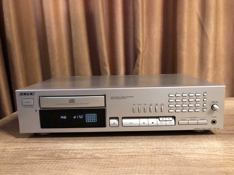 Sony CDP-461, cd player hight density linear converter optical digital