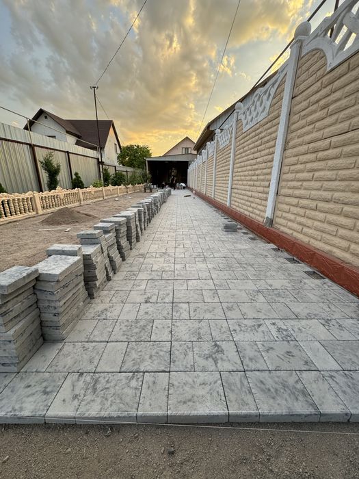 Укладка  Брусчатка, тратуарный плитка