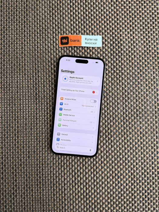 256•Лизинг 37лв/м Iphone 14 Pro Max Black айфон 14 макс черен