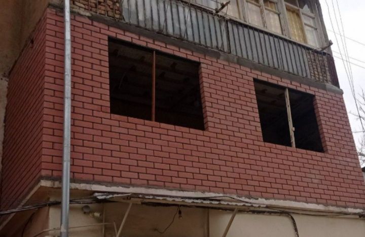 Balkonga g'isht teramiz.Kladka Керпичная кладка балканов