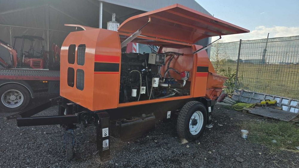 Pompa beton diesel + 200m țevi&furtun - LUKTON 150CP