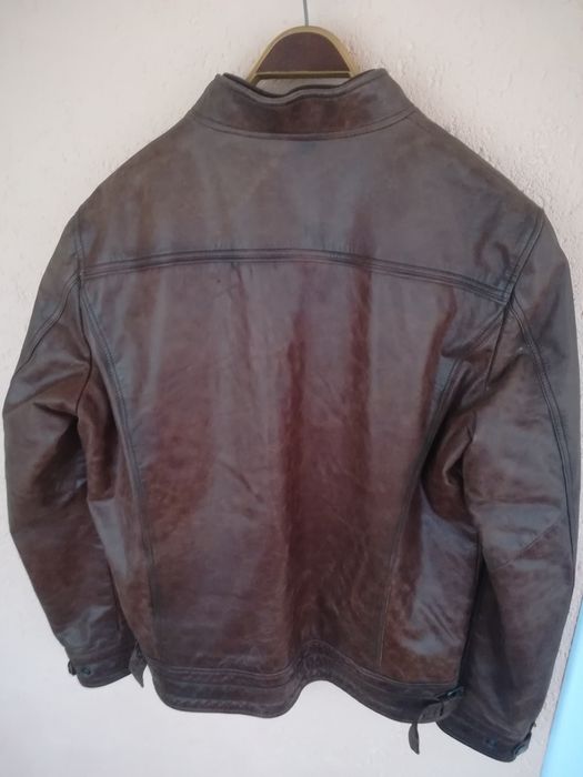 Geaca piele bărbați Massimo Dutti Xl