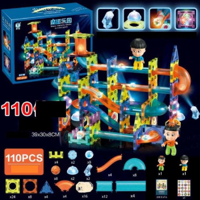 Встречайте, новинка!!  Магнитный конструктор  " Горки с шариками»