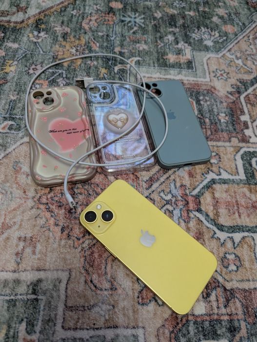 iPhone 14 а редком жёлтом цвете