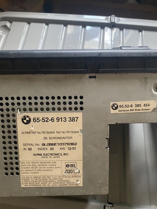 Vand navigatie touchscreen bmw