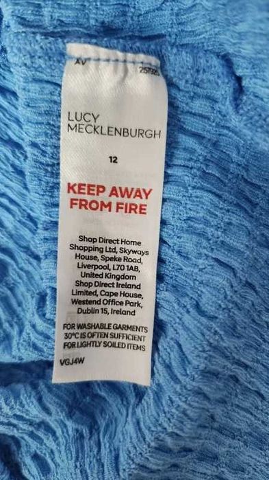 Bluza Lucy Mecklenburgh,marimea 12,merge S/M,o singura purtare