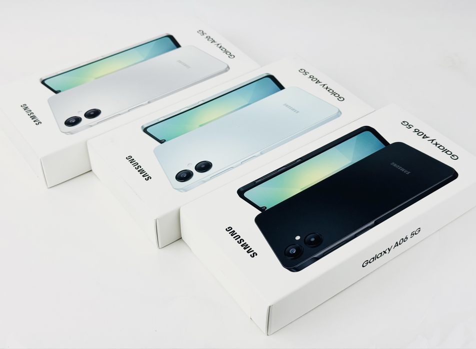 НОВ! Samsung Galaxy A06 5G 64GB 4RAM Black/ Gray /Green 2г. Гаранция!