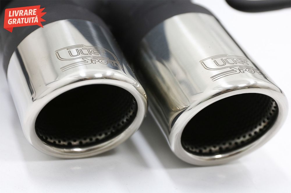 Difuzor Negru Lucios cu Sistem Evacuare BMW Seria 5 F10 (2011-2016)