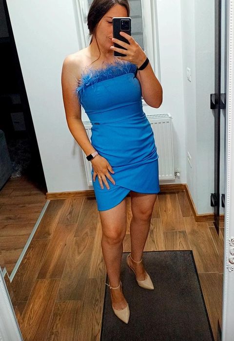 Rochie seara albastra