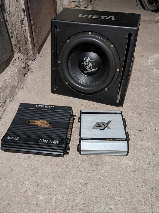 Două stații + subwoofer
