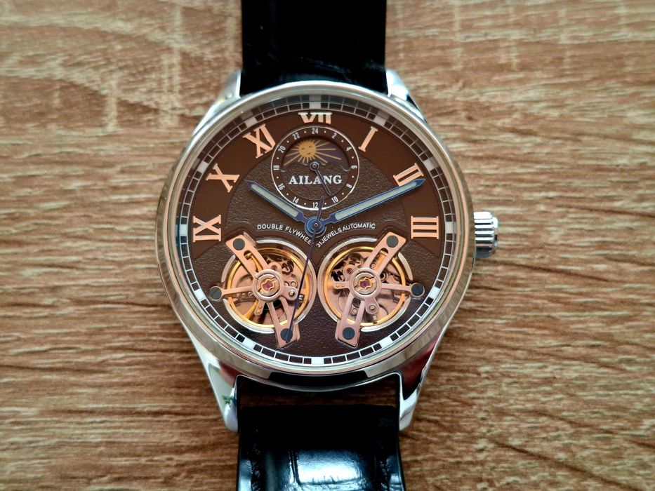 ЧИСТО НОВ ! Мъжки механичен часовник "AILANG" (автоматик)