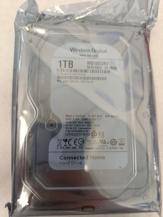 HDD 1TB WD WD10EURX // Nou Sigilat !