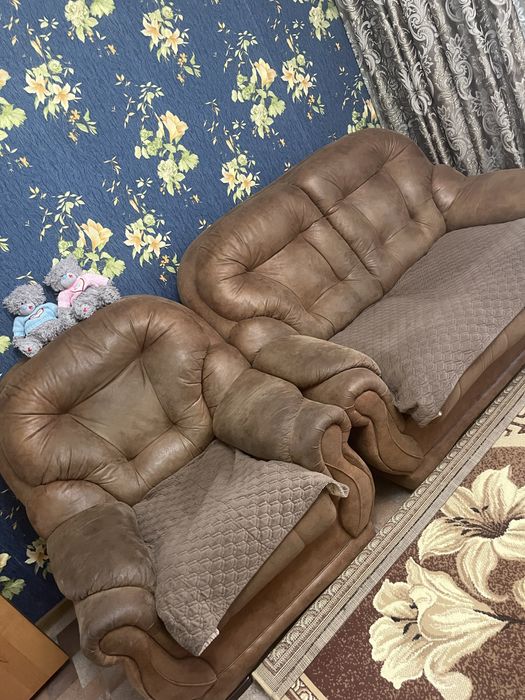 Диван тройка . Двойной диван  раскладывается