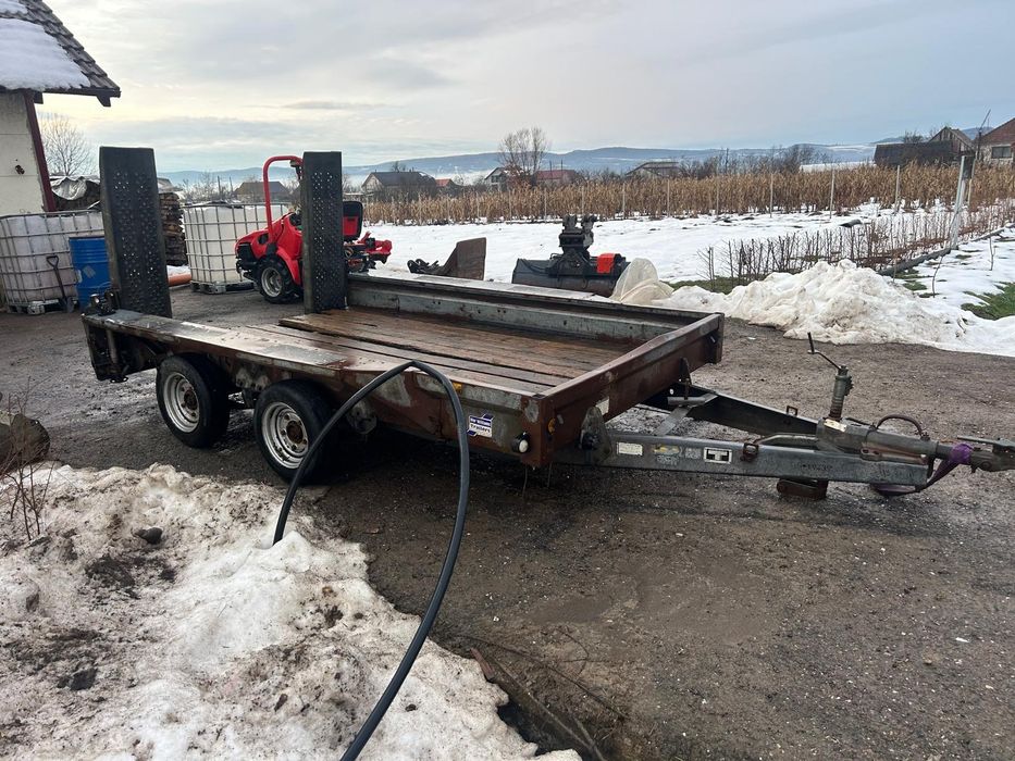 Remorca trailer utilaje IFOR WILLIAMS  de 3.5 tone