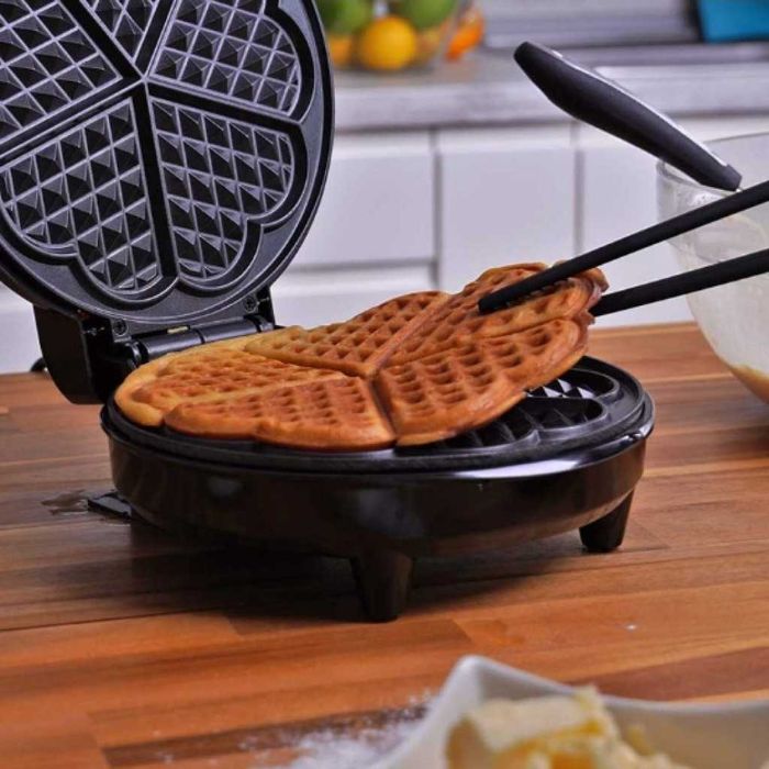 Гофретник Voltz,1200W, 5 гнезда, Инокс