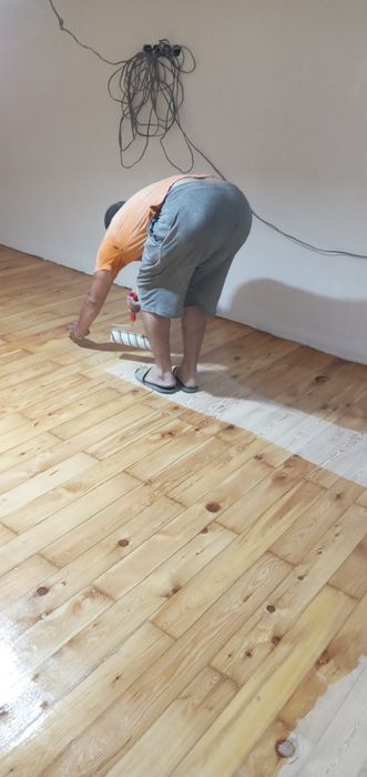 Шлифовка пол паркет