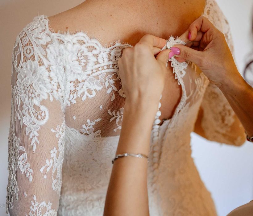 Rochie de mireasa ivory white de la salon Imolacy