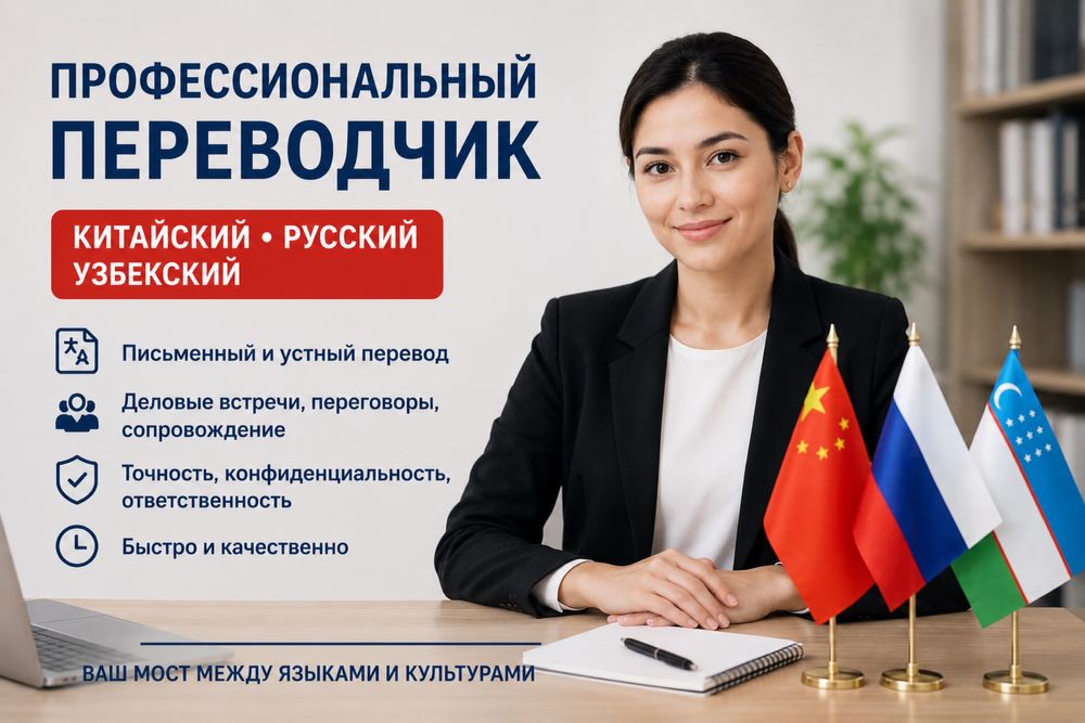 переводчик с китайского на русский-узбекский