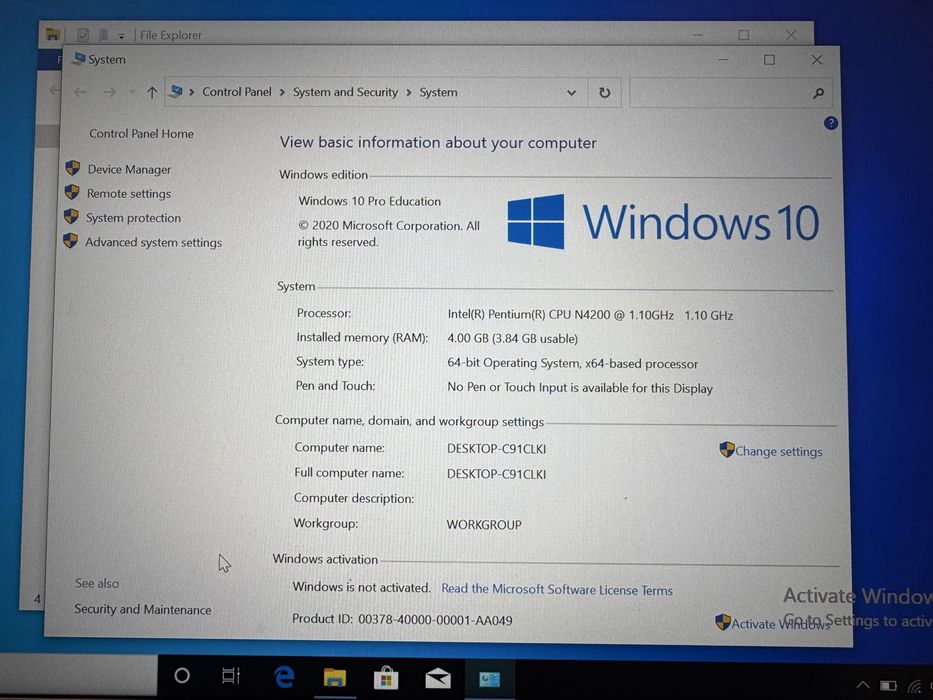 Laptop acer swift