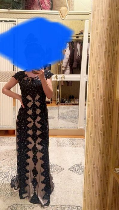 Вечернее роскошное платье